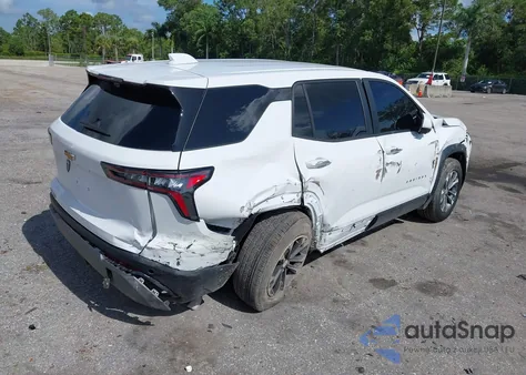 2025 Chevrolet Equinox Fwd Lt из США, поврежденный, VIN 3GNAXHEGXSL135651